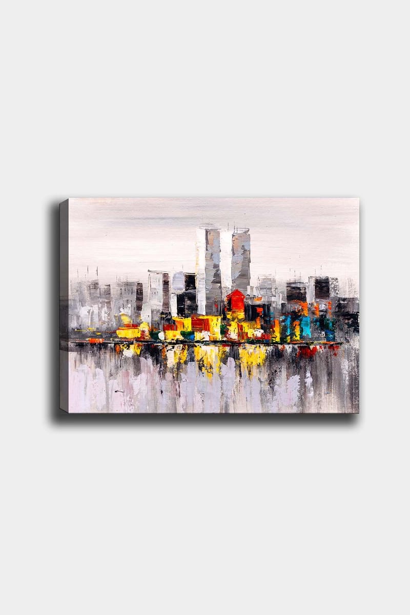 Dekorativ Canvasbilde 50x70 cm - Flerfarget - Interiør - Maleri & posters - Lerretsbilder