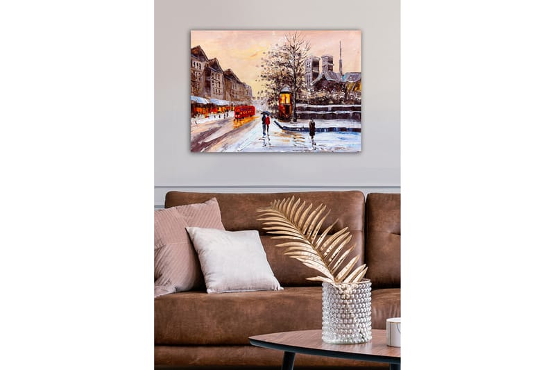 Dekorativ Canvasbilde 50x70 cm - Flerfarget - Interiør - Maleri & posters - Lerretsbilder