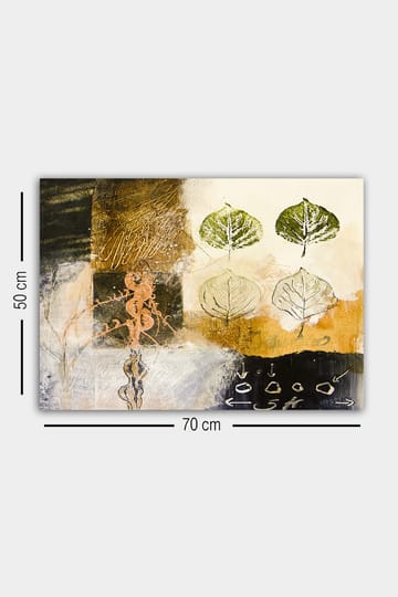 Dekorativ Canvasbilde 50x70 cm - Flerfarget - Interiør - Maleri & posters - Lerretsbilder