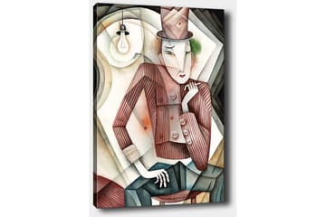 Dekorativ Canvasbilde 50x70 cm - Flerfarget - Interiør - Maleri & posters - Lerretsbilder