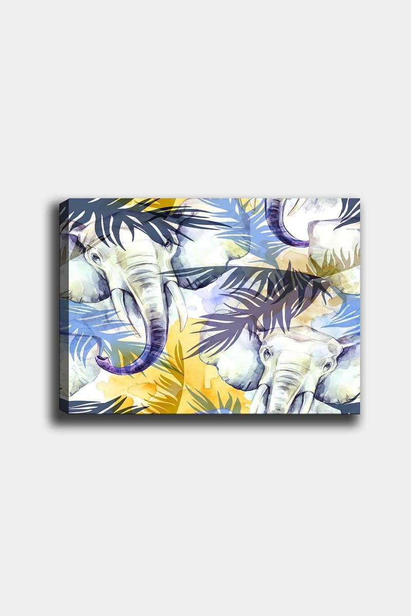 Dekorativ Canvasbilde 50x70 cm - Flerfarget - Interiør - Maleri & posters - Lerretsbilder