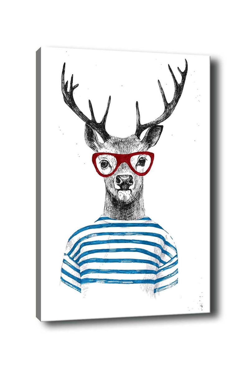 Dekorativ Canvasbilde 50x70 cm - Flerfarget - Interiør - Maleri & posters - Lerretsbilder