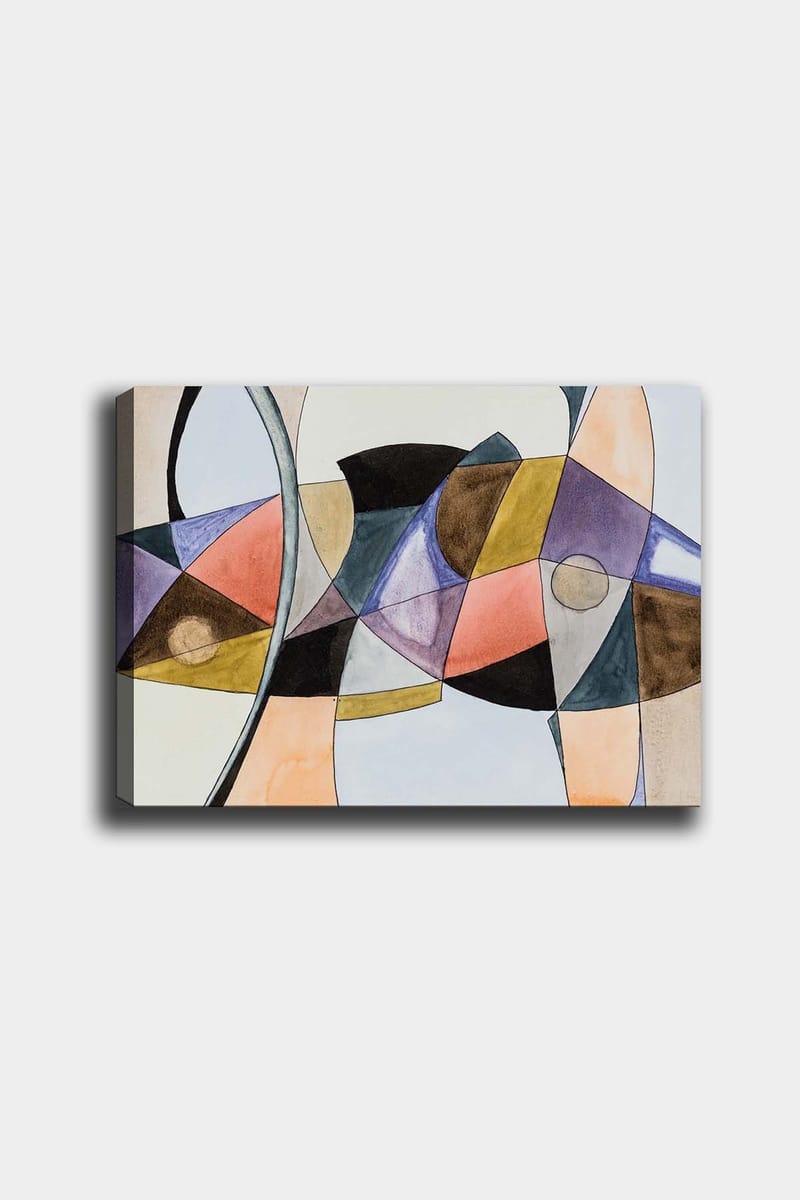 Dekorativ Canvasbilde 50x70 cm - Flerfarget - Interiør - Maleri & posters - Lerretsbilder
