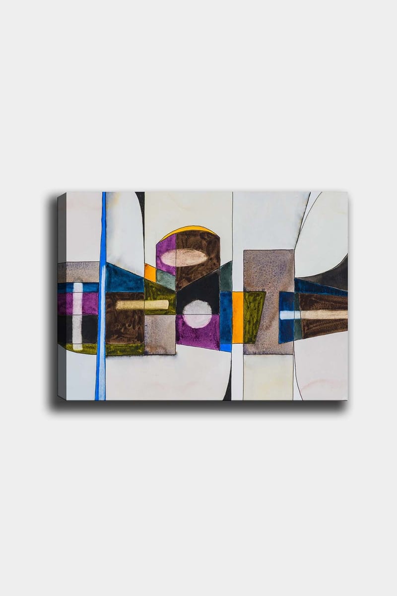Dekorativ Canvasbilde 50x70 cm - Flerfarget - Interiør - Maleri & posters - Lerretsbilder