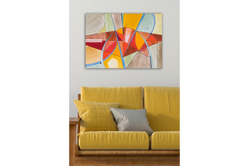 Dekorativ Canvasbilde 50x70 cm - Flerfarget - Interiør - Maleri & posters - Lerretsbilder