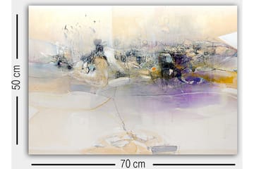 Dekorativ Canvasbilde 50x70 cm - Flerfarget - Interiør - Maleri & posters - Lerretsbilder