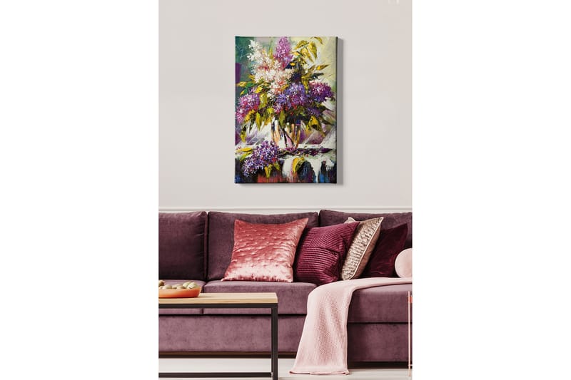 Dekorativ Canvasbilde 50x70 cm - Flerfarget - Interiør - Maleri & posters - Lerretsbilder