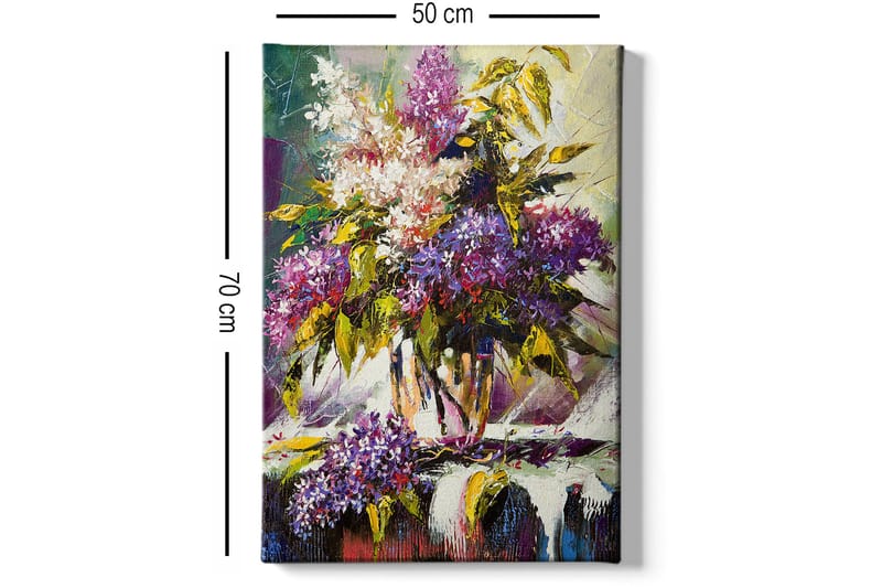 Dekorativ Canvasbilde 50x70 cm - Flerfarget - Interiør - Maleri & posters - Lerretsbilder
