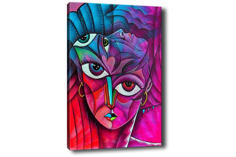 Dekorativ Canvasbilde 50x70 cm - Flerfarget - Interiør - Maleri & posters - Lerretsbilder