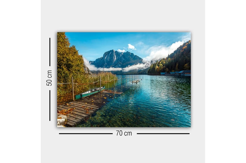 Dekorativ Canvasbilde 50x70 cm - Flerfarget - Interiør - Maleri & posters - Lerretsbilder