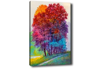 Dekorativ Canvasbilde 50x70 cm - Flerfarget - Interiør - Maleri & posters - Lerretsbilder
