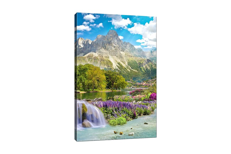 Dekorativ Canvasbilde 50x70 cm - Flerfarget - Interiør - Maleri & posters - Lerretsbilder