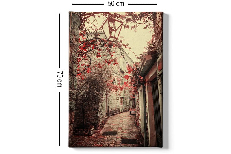 Dekorativ Canvasbilde 50x70 cm - Flerfarget - Interiør - Maleri & posters - Lerretsbilder