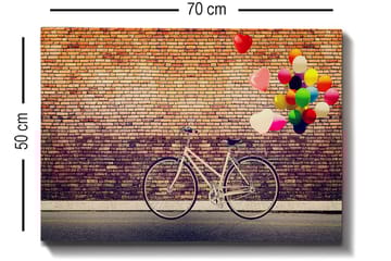 Dekorativ Canvasbilde 50x70 cm - Flerfarget - Interiør - Maleri & posters - Lerretsbilder