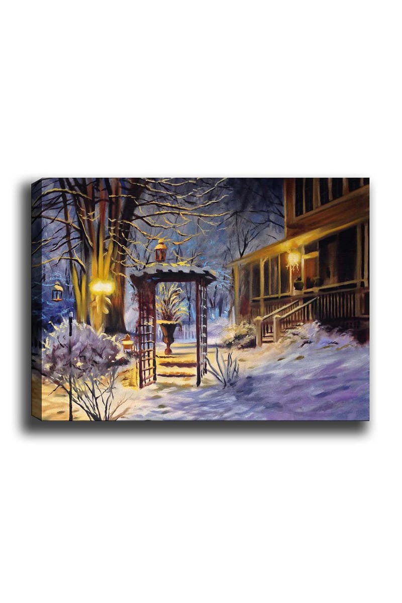 Dekorativ Canvasbilde 50x70 cm - Flerfarget - Interiør - Maleri & posters - Lerretsbilder