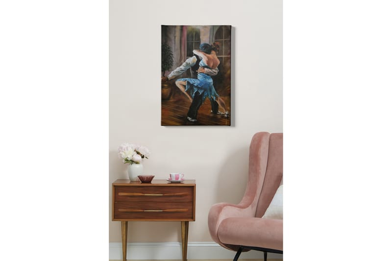 Dekorativ Canvasbilde 50x70 cm - Flerfarget - Interiør - Maleri & posters - Lerretsbilder