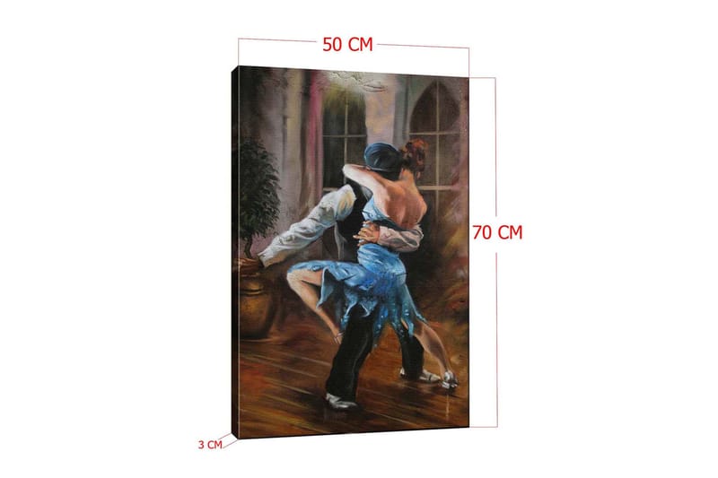 Dekorativ Canvasbilde 50x70 cm - Flerfarget - Interiør - Maleri & posters - Lerretsbilder
