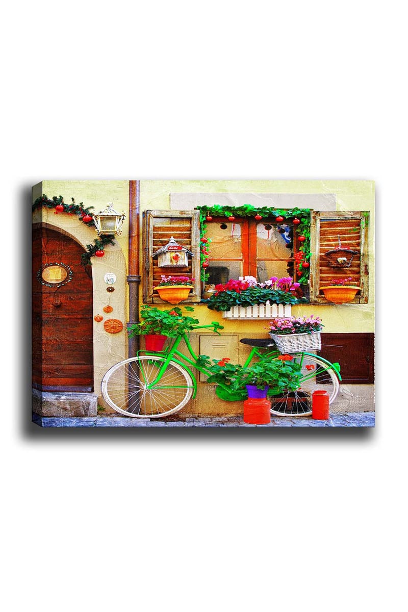 Dekorativ Canvasbilde 50x70 cm - Flerfarget - Interiør - Maleri & posters - Lerretsbilder