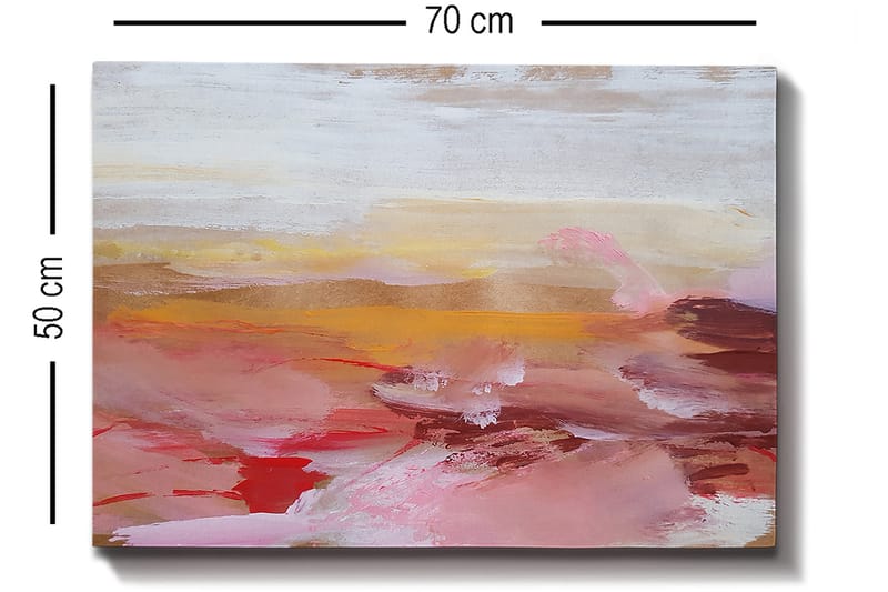 Dekorativ Canvasbilde 50x70 cm - Flerfarget - Interiør - Maleri & posters - Lerretsbilder