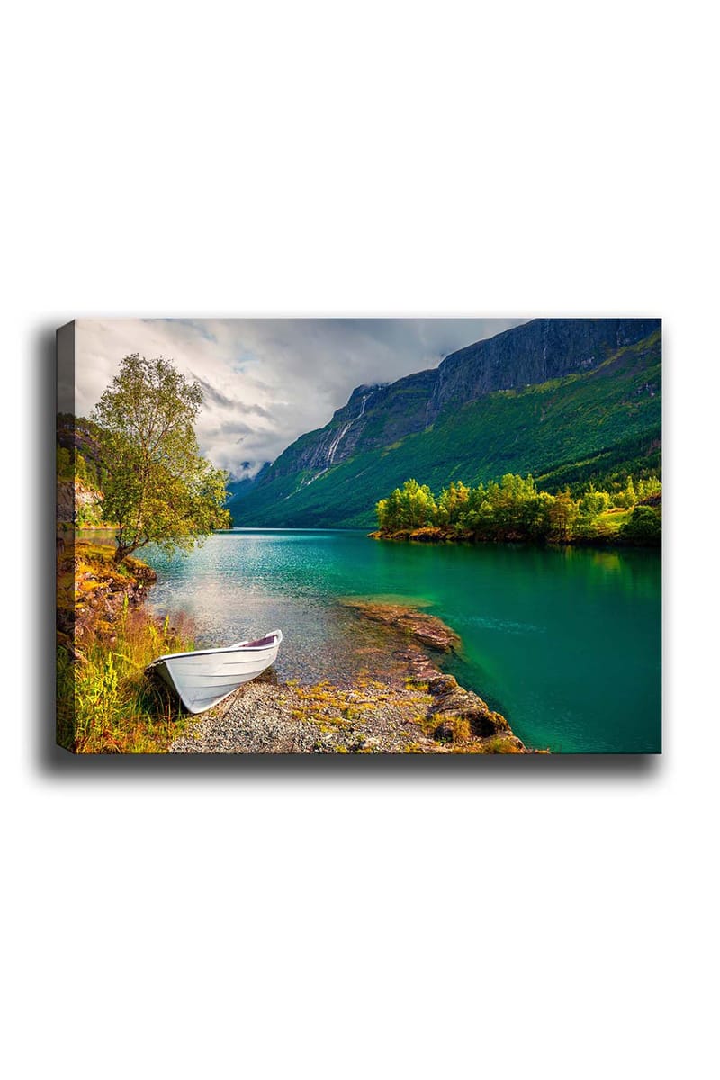 Dekorativ Canvasbilde 50x70 cm - Flerfarget - Interiør - Maleri & posters - Lerretsbilder