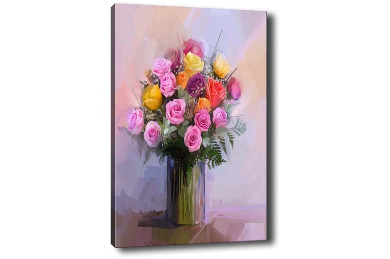 Dekorativ Canvasbilde 50x70 cm - Flerfarget - Interiør - Maleri & posters - Lerretsbilder