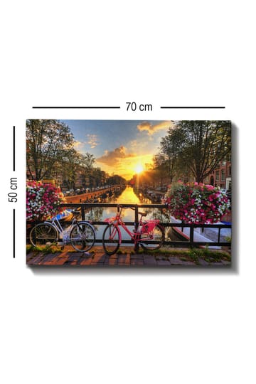 Dekorativ Canvasbilde 50x70 cm - Flerfarget - Interiør - Maleri & posters - Lerretsbilder