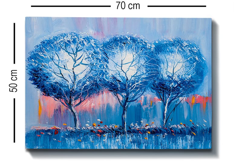 Dekorativ Canvasbilde 50x70 cm - Flerfarget - Interiør - Maleri & posters - Lerretsbilder