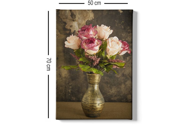 Dekorativ Canvasbilde 50x70 cm - Flerfarget - Interiør - Maleri & posters - Lerretsbilder