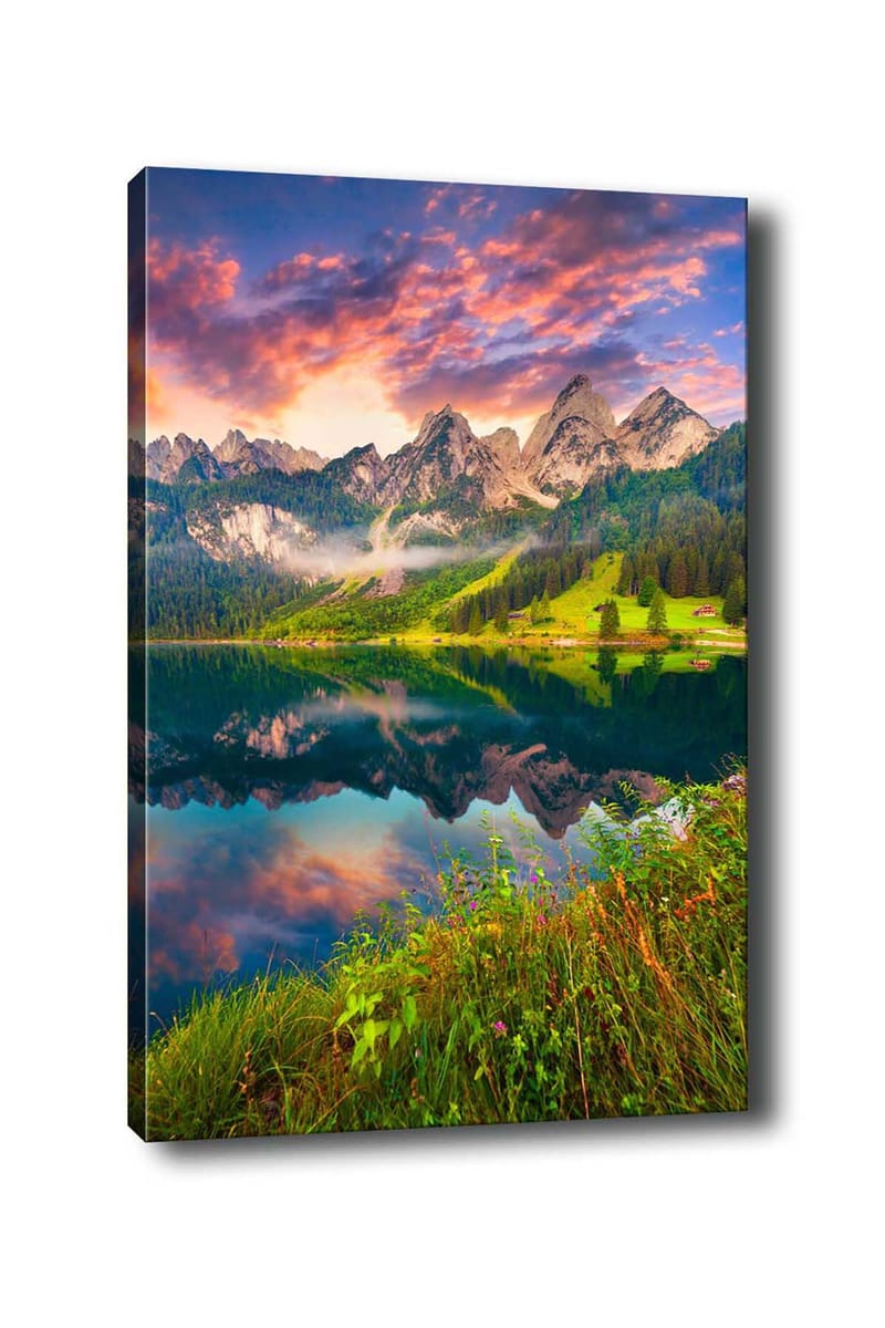 Dekorativ Canvasbilde 50x70 cm - Flerfarget - Interiør - Maleri & posters - Lerretsbilder
