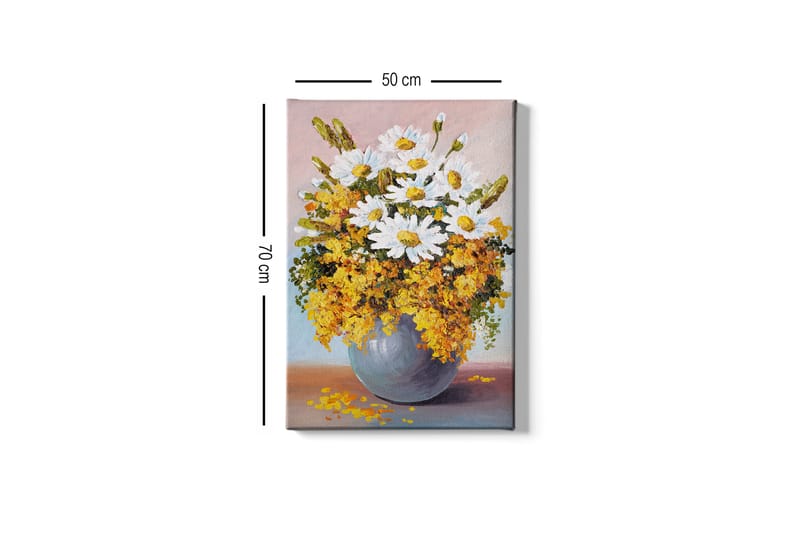 Dekorativ Canvasbilde 50x70 cm - Flerfarget - Interiør - Maleri & posters - Lerretsbilder