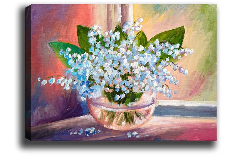Dekorativ Canvasbilde 50x70 cm - Flerfarget - Interiør - Maleri & posters - Lerretsbilder