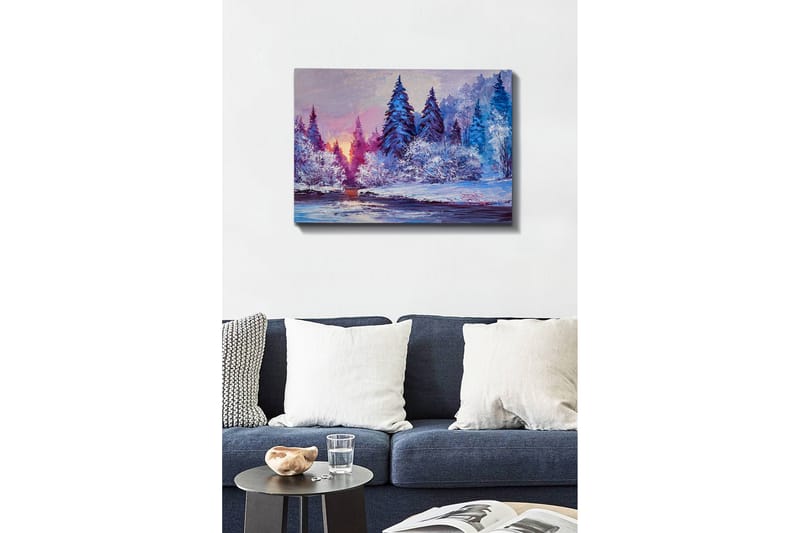 Dekorativ Canvasbilde 50x70 cm - Flerfarget - Interiør - Maleri & posters - Lerretsbilder