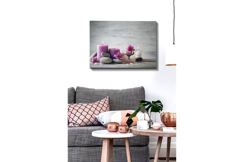 Dekorativ Canvasbilde 50x70 cm - Flerfarget - Interiør - Maleri & posters - Lerretsbilder