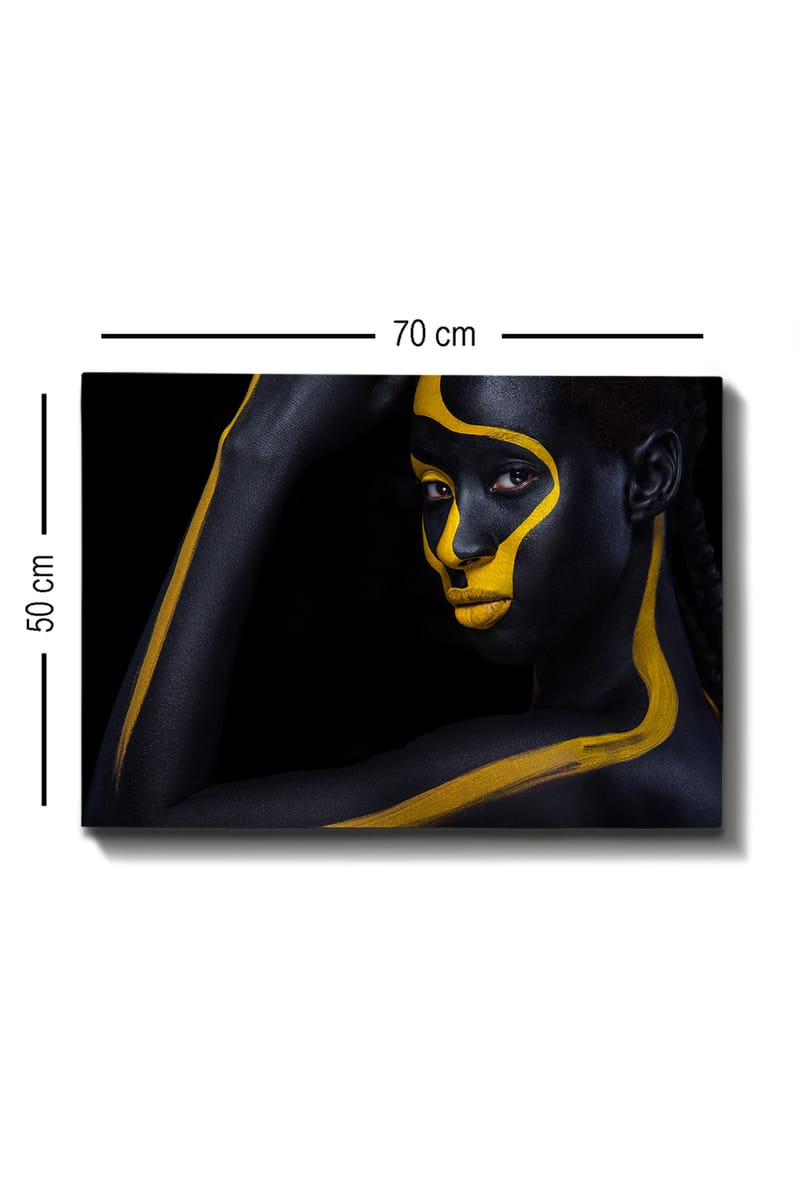 Dekorativ Canvasbilde 50x70 cm - Flerfarget - Interiør - Maleri & posters - Lerretsbilder