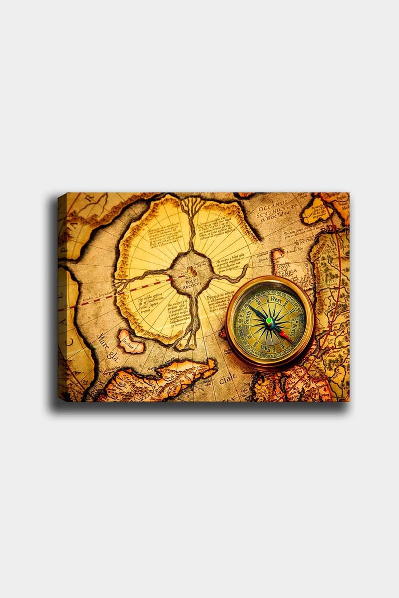 Dekorativ Canvasbilde 50x70 cm - Flerfarget - Interiør - Maleri & posters - Lerretsbilder