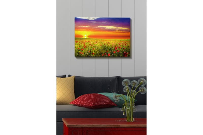 Dekorativ Canvasbilde 50x70 cm - Flerfarget - Interiør - Maleri & posters - Lerretsbilder