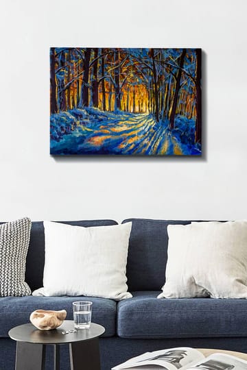Dekorativ Canvasbilde 50x70 cm - Flerfarget - Interiør - Maleri & posters - Lerretsbilder
