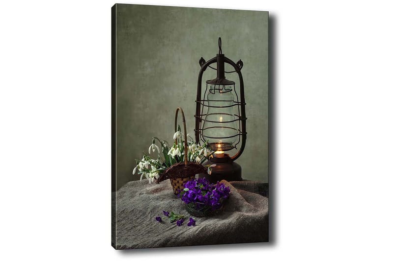 Dekorativ Canvasbilde 50x70 cm - Flerfarget - Interiør - Maleri & posters - Lerretsbilder