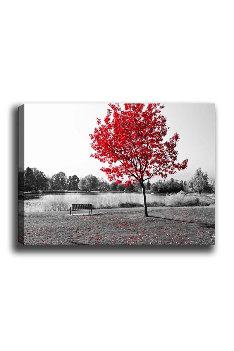 Dekorativ Canvasbilde 50x70 cm - Flerfarget - Interiør - Maleri & posters - Lerretsbilder