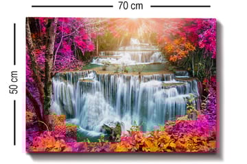 Dekorativ Canvasbilde 50x70 cm - Flerfarget - Interiør - Maleri & posters - Lerretsbilder