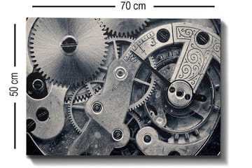 Dekorativ Canvasbilde 50x70 cm - Flerfarget - Interiør - Maleri & posters - Lerretsbilder
