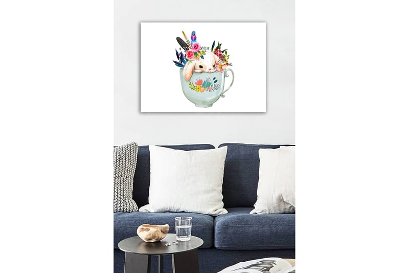 Dekorativ Canvasbilde 50x70 cm - Flerfarget - Interiør - Maleri & posters - Lerretsbilder