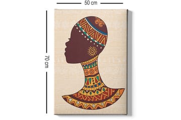 Dekorativ Canvasbilde 50x70 cm - Flerfarget - Interiør - Maleri & posters - Lerretsbilder