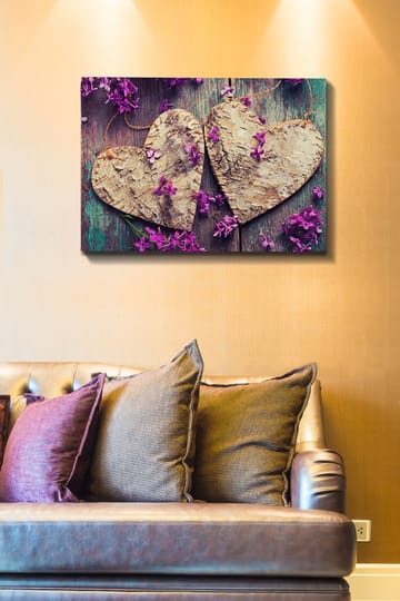 Dekorativ Canvasbilde 50x70 cm - Flerfarget - Interiør - Maleri & posters - Lerretsbilder