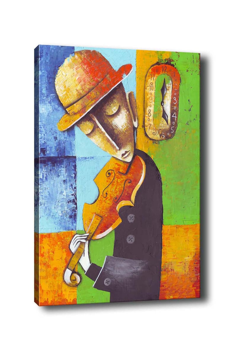 Dekorativ Canvasbilde 50x70 cm - Flerfarget - Interiør - Maleri & posters - Lerretsbilder