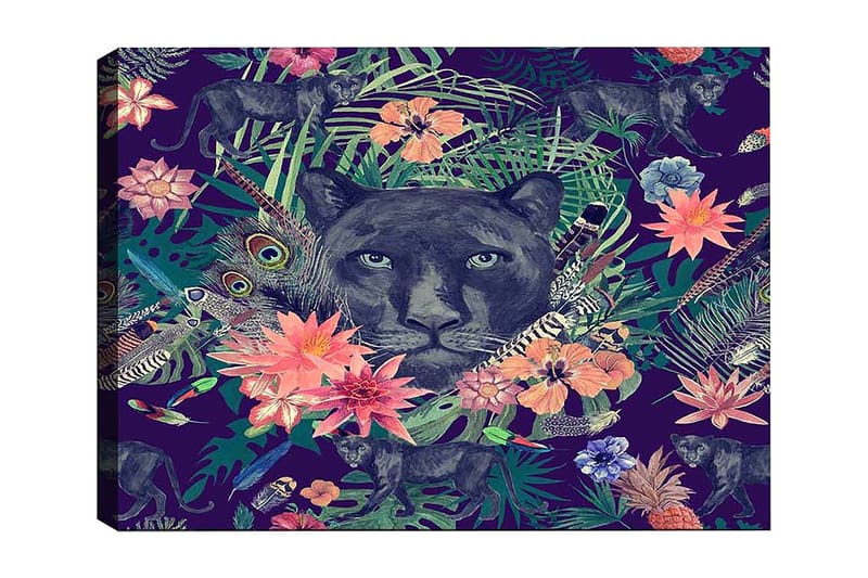Dekorativ Canvasbilde 50x70 cm - Flerfarget - Interiør - Maleri & posters - Lerretsbilder