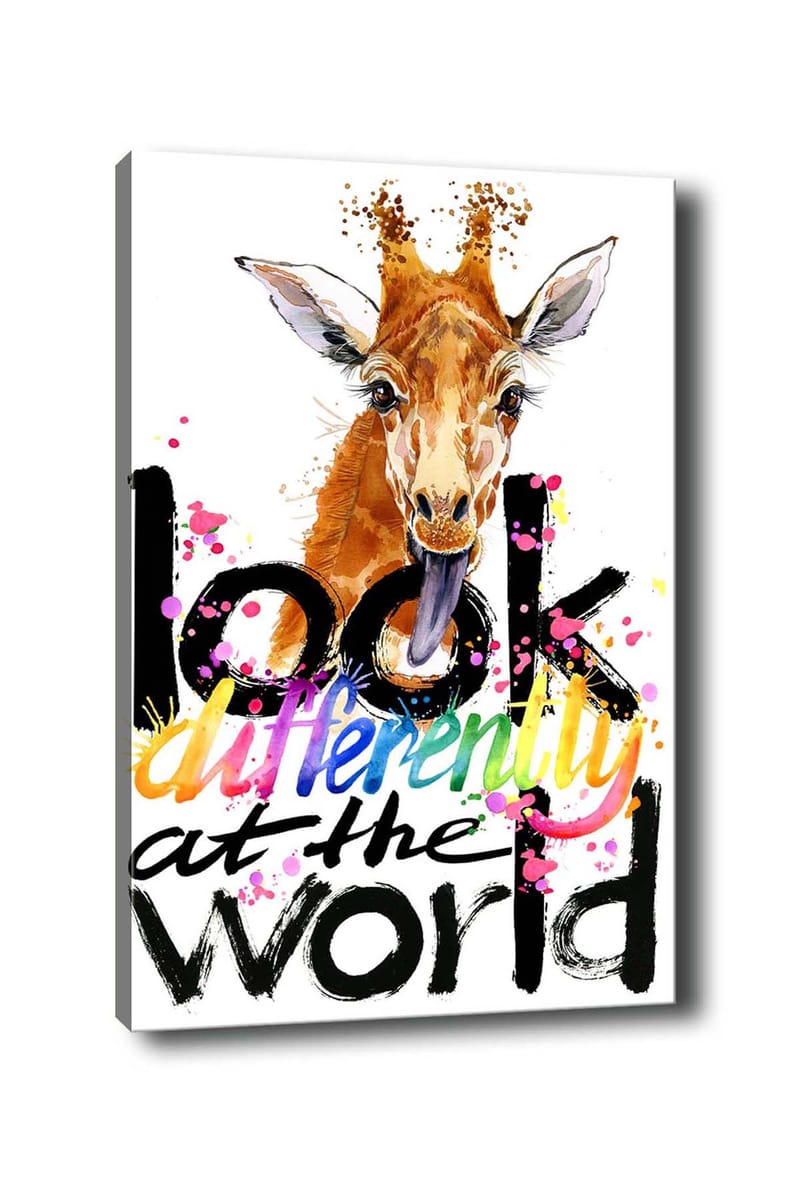 Dekorativ Canvasbilde 50x70 cm - Flerfarget - Interiør - Maleri & posters - Lerretsbilder