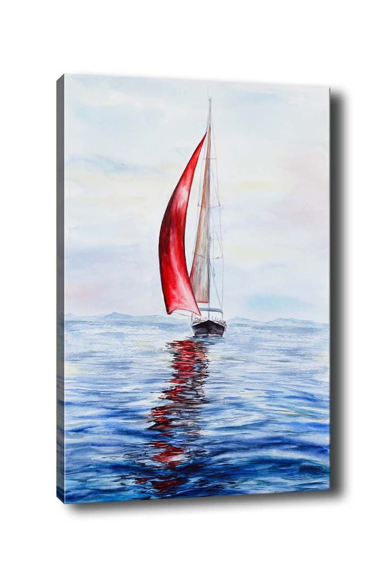 Dekorativ Canvasbilde 50x70 cm - Flerfarget - Interiør - Maleri & posters - Lerretsbilder