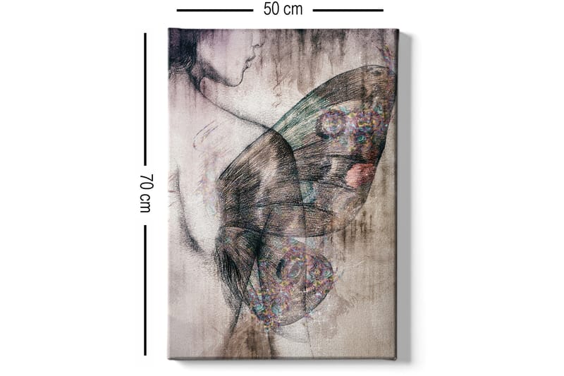 Dekorativ Canvasbilde 50x70 cm - Flerfarget - Interiør - Maleri & posters - Lerretsbilder