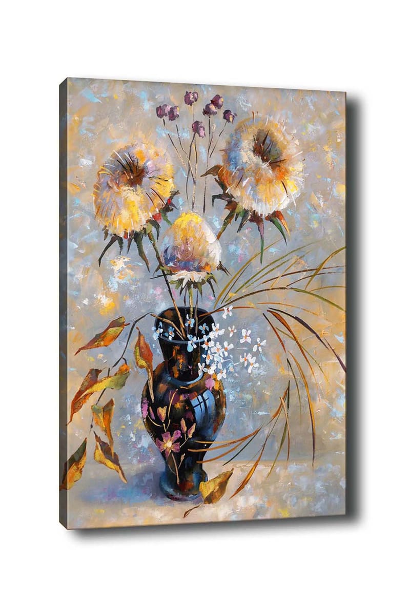 Dekorativ Canvasbilde 50x70 cm - Flerfarget - Interiør - Maleri & posters - Lerretsbilder